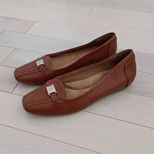Giani Bernini Women's Dailyn Memory Foam Loafer Flats Brown 8M